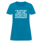 I'm voting for the convicted felon this November! Women's T-Shirt - turquoise