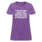 I'm voting for the convicted felon this November! Women's T-Shirt - purple heather