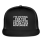 I'm voting for the convicted felon this November! Trucker Cap - black/black