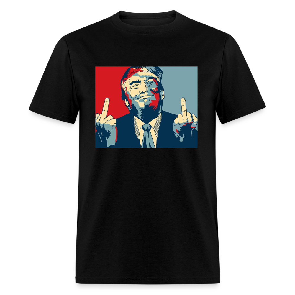 Middle Finger Trump Classic T-Shirt - black