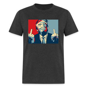 Middle Finger Trump Classic T-Shirt - heather black