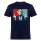 Middle Finger Trump Classic T-Shirt - navy