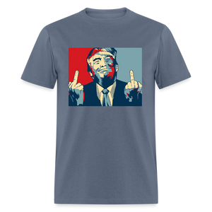 Middle Finger Trump Classic T-Shirt - denim