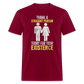 Thank a Straight Person Unisex Classic T-Shirt - burgundy