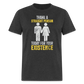 Thank a Straight Person Unisex Classic T-Shirt - heather black