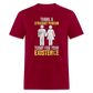 Thank a Straight Person Unisex Classic T-Shirt - dark red