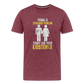 Thank a Straight Person Men's Premium T-Shirt - heather burgundy