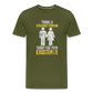 Thank a Straight Person Men's Premium T-Shirt - olive green