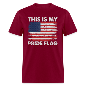 This Is My Pride Flag NEW 2024 Unisex Classic T-Shirt - burgundy