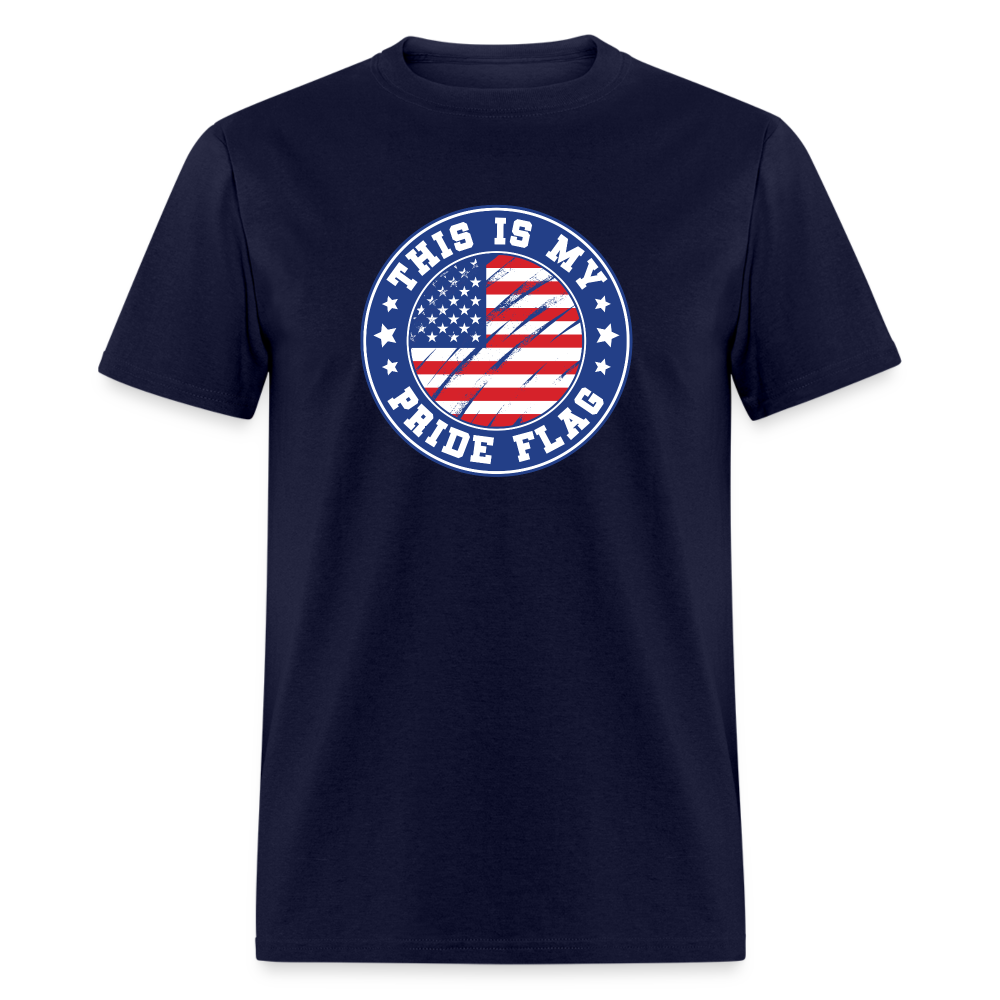 This Is My Pride Flag Classic T-Shirt - navy