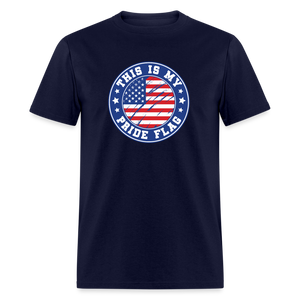 This Is My Pride Flag Classic T-Shirt - navy