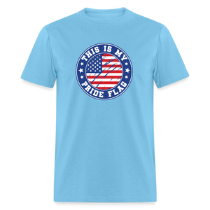 This Is My Pride Flag Classic T-Shirt - aquatic blue