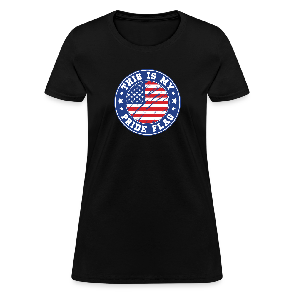 This Is My Pride Flag Women's T-Shirt - black