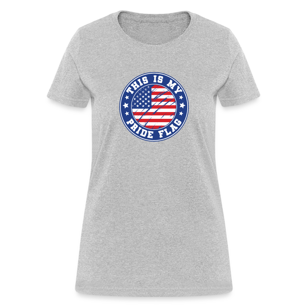 This Is My Pride Flag Women's T-Shirt - heather gray