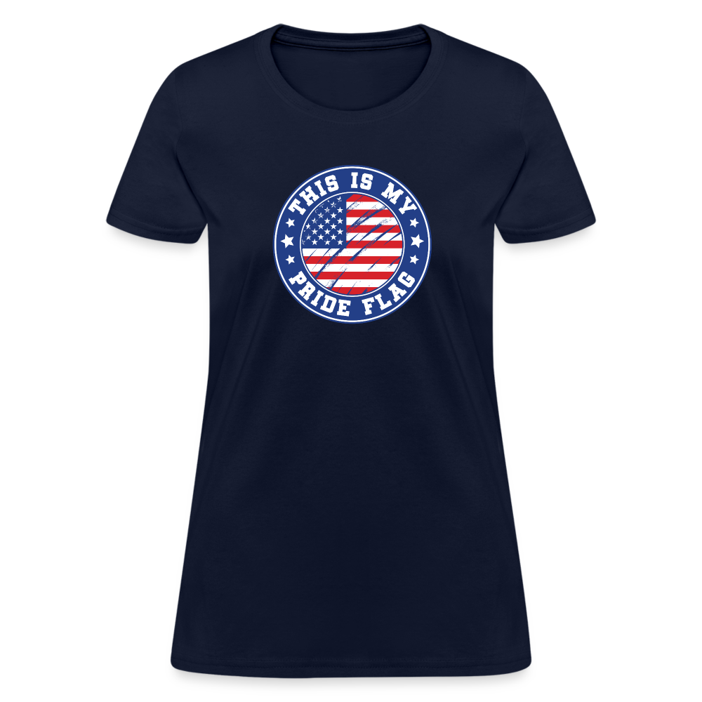 This Is My Pride Flag Women's T-Shirt - navy