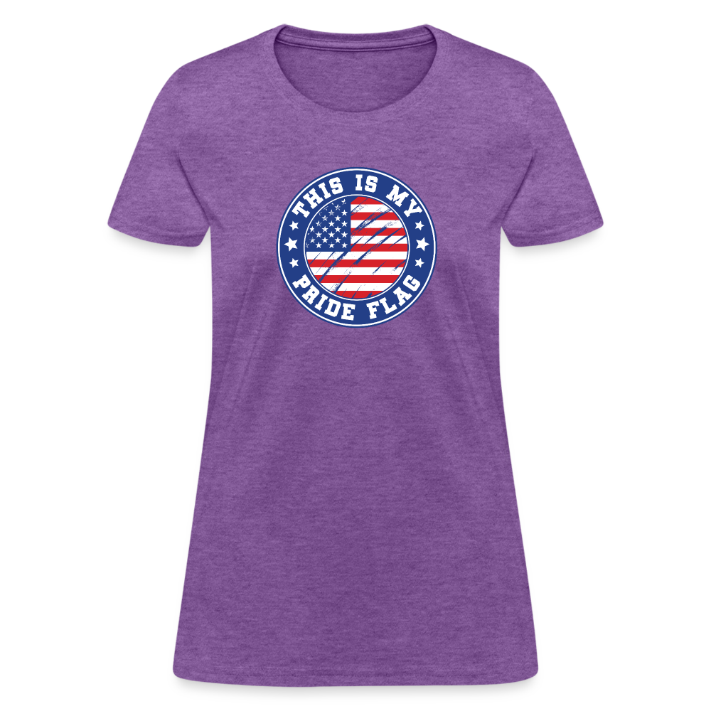 This Is My Pride Flag Women's T-Shirt - purple heather