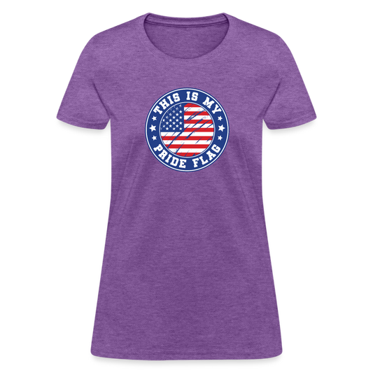 This Is My Pride Flag Women's T-Shirt - purple heather