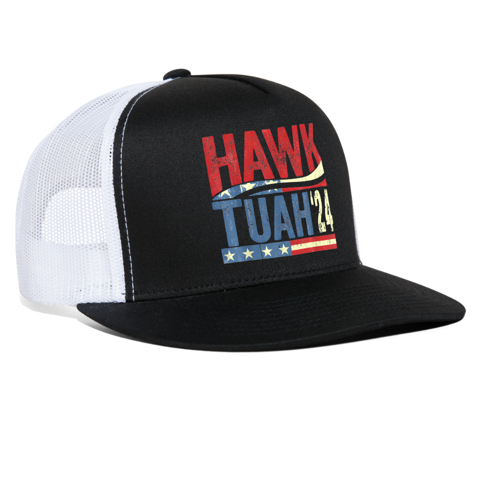 Hawk Tuah '24 Trucker Cap - black/white