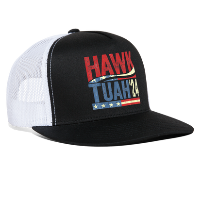 Hawk Tuah '24 Trucker Cap - black/white