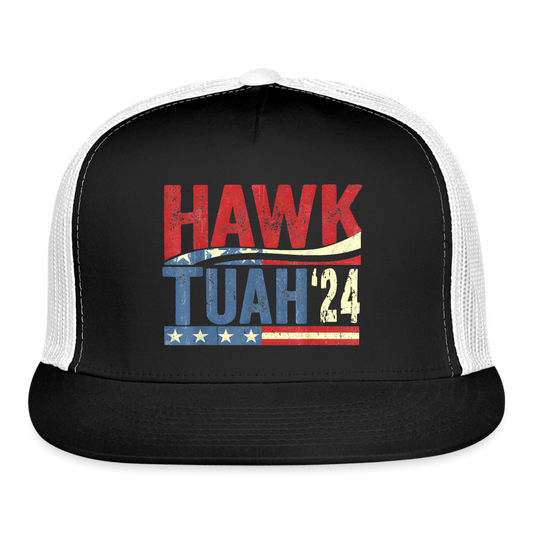 Hawk Tuah '24 Trucker Cap - black/white