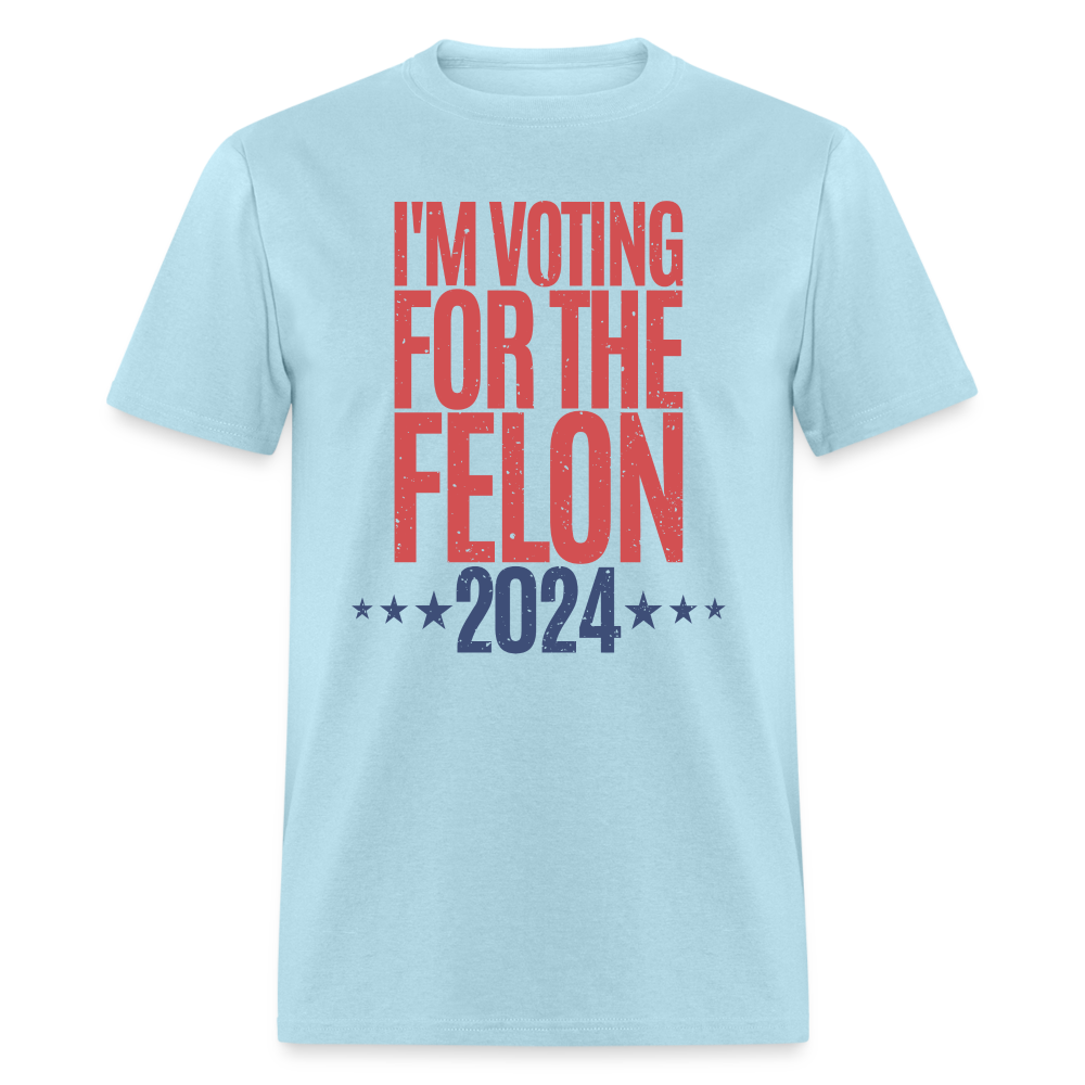 I'm Voting For The Felon 2024 Classic T-Shirt - powder blue