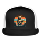 Funny Bear with Beer Trucker Cap - black/white