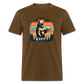 Funny Bear with Beer Classic T-Shirt - brown