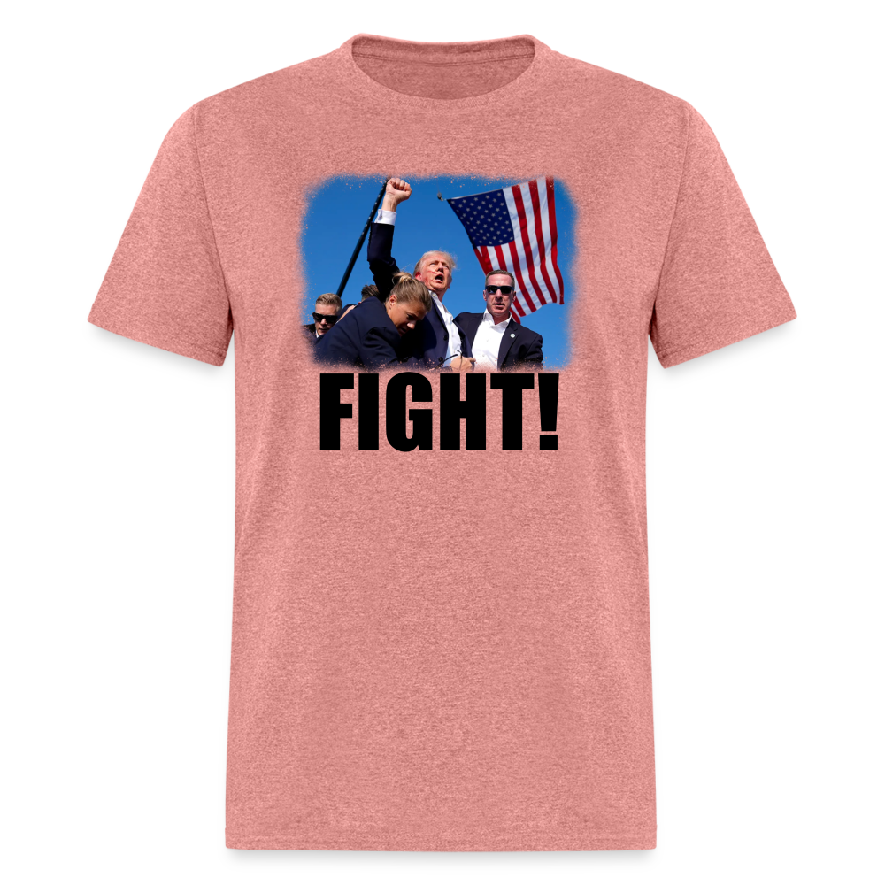 Trump Fight 2024 Unisex Classic T-Shirt - heather mauve