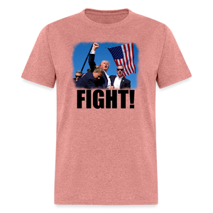 Trump Fight 2024 Unisex Classic T-Shirt - heather mauve