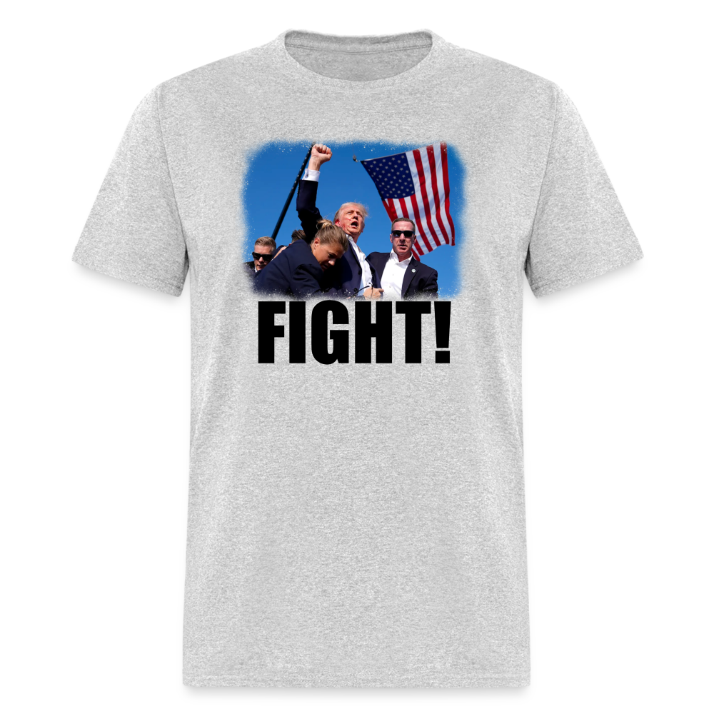 Trump Fight 2024 Unisex Classic T-Shirt - heather gray