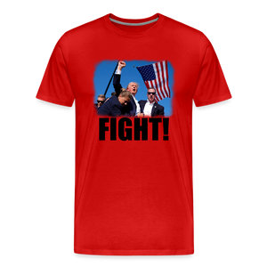 Trump FIGHT 2024 Men's Premium T-Shirt - red