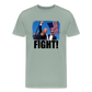 Trump FIGHT 2024 Men's Premium T-Shirt - steel green