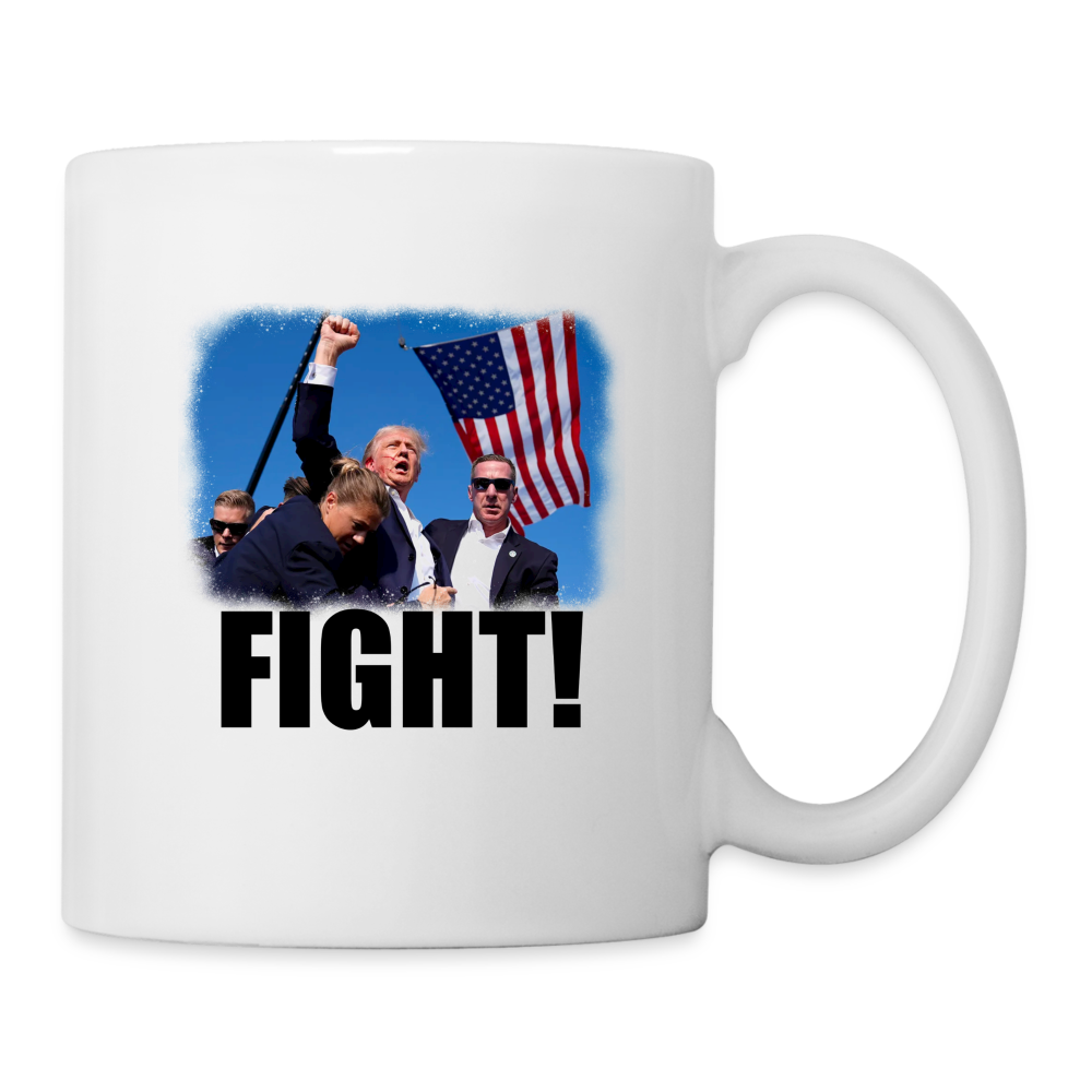 Trump FIGHT 2024 Coffee/Tea Mug - white