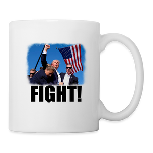 Trump FIGHT 2024 Coffee/Tea Mug - white