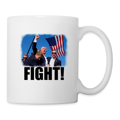 Trump FIGHT 2024 Coffee/Tea Mug - white