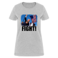 Trump FIGHT 2024 Women's T-Shirt - heather gray