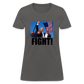 Trump FIGHT 2024 Women's T-Shirt - charcoal