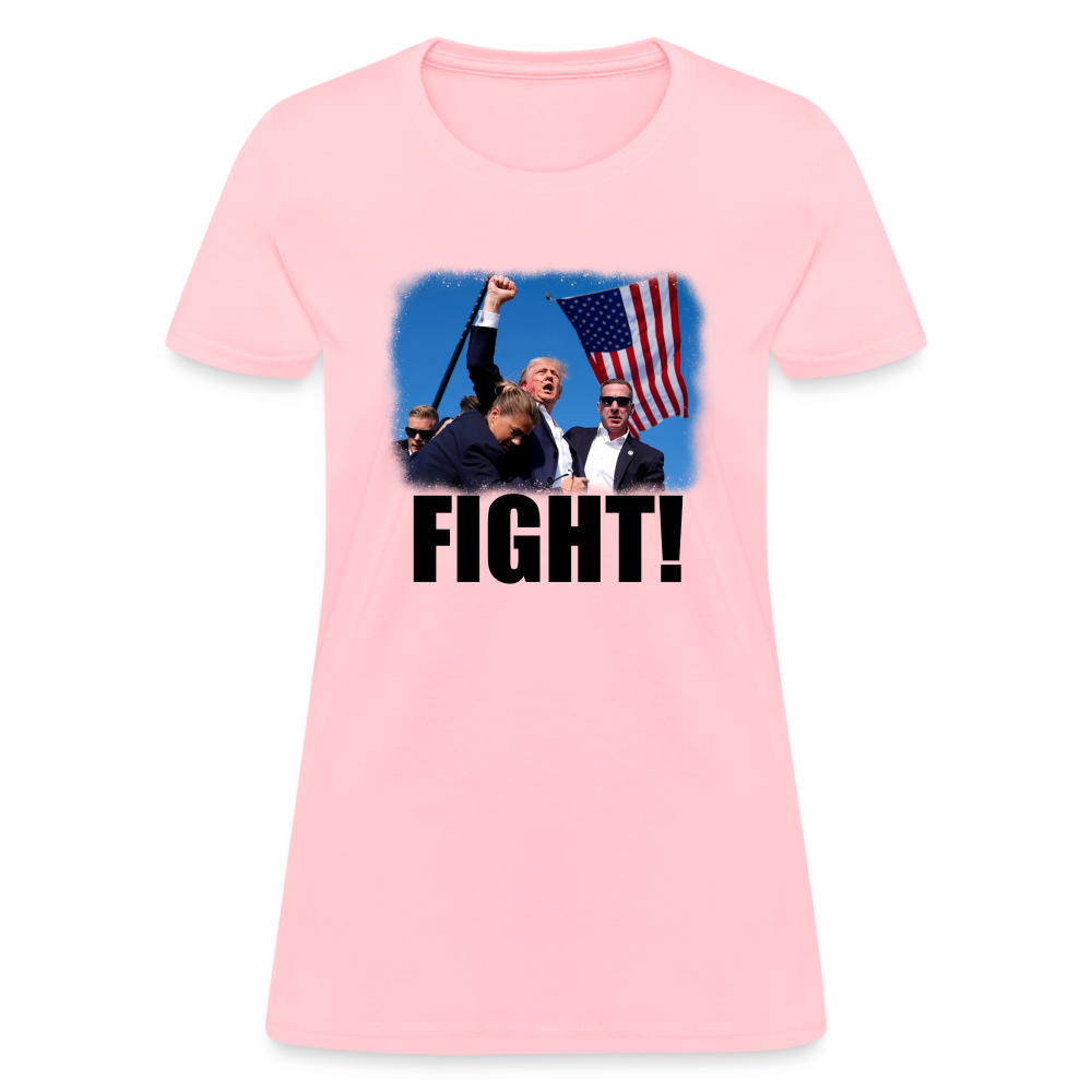 Trump FIGHT 2024 Women's T-Shirt - pink