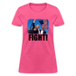 Trump FIGHT 2024 Women's T-Shirt - heather pink