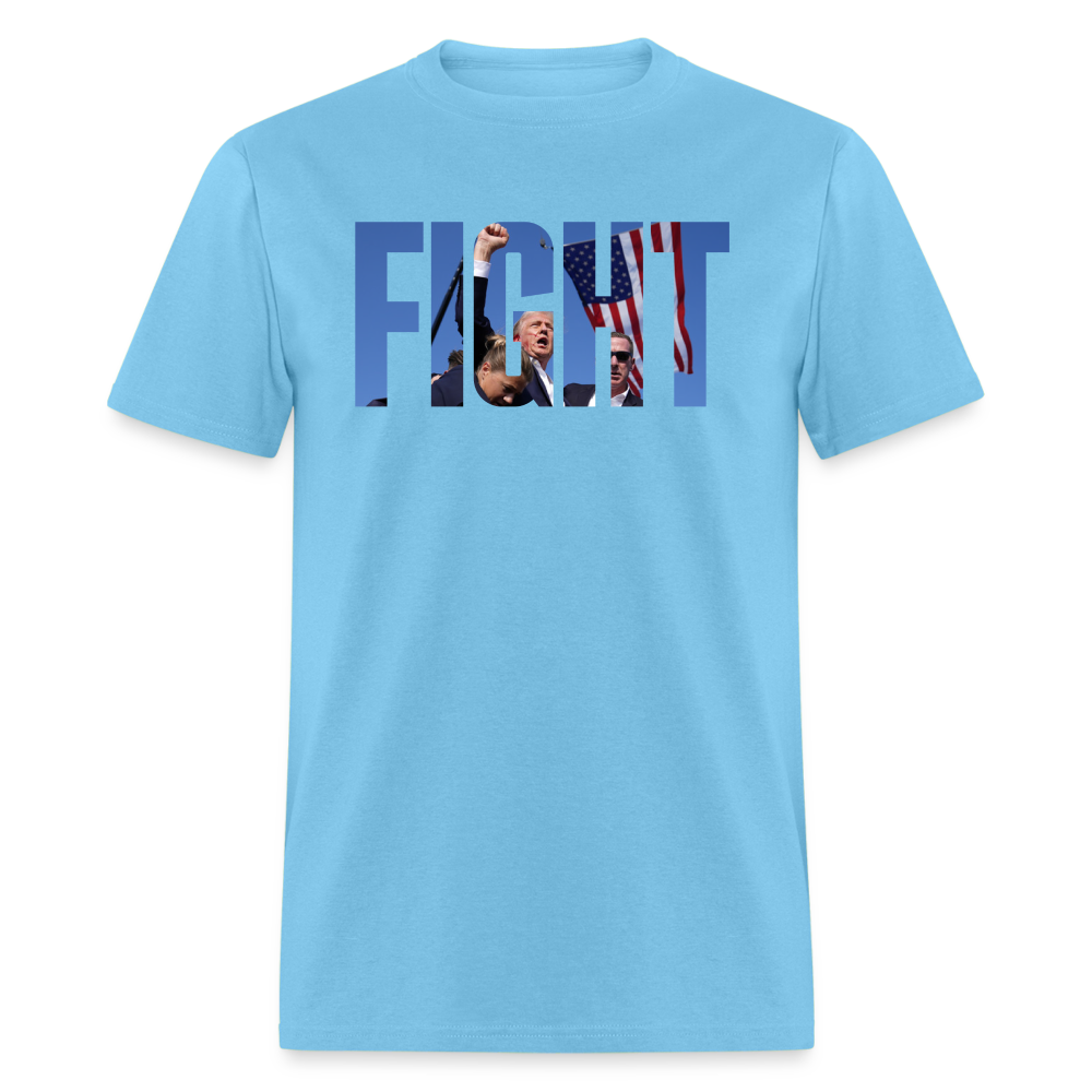 FIGHT Trump 7/13/24 Unisex Classic T-Shirt - aquatic blue