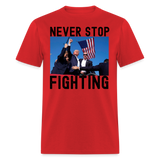 Never Stop Fighting DJT 7/13/24 Unisex Classic T-Shirt - red