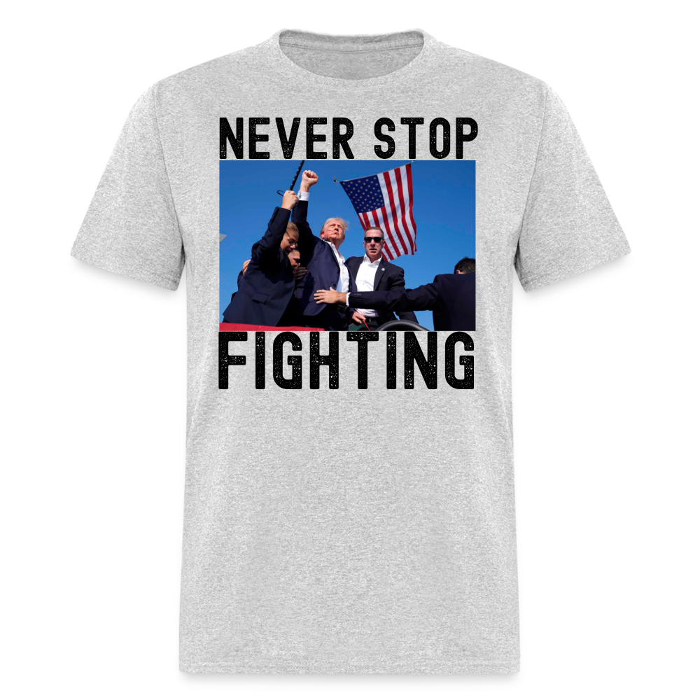 Never Stop Fighting DJT 7/13/24 Unisex Classic T-Shirt - heather gray