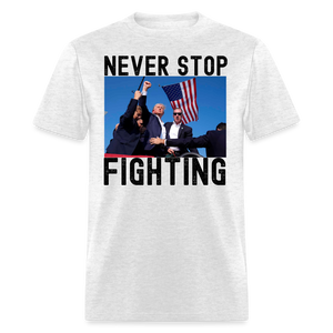 Never Stop Fighting DJT 7/13/24 Unisex Classic T-Shirt - light heather gray