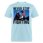 Never Stop Fighting DJT 7/13/24 Unisex Classic T-Shirt - powder blue