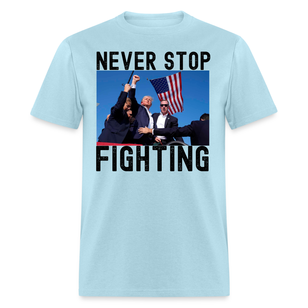 Never Stop Fighting DJT 7/13/24 Unisex Classic T-Shirt - powder blue