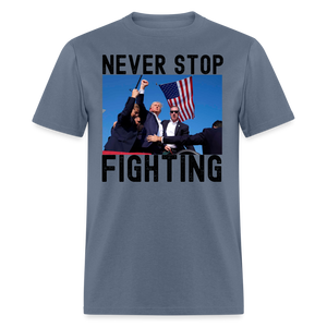 Never Stop Fighting DJT 7/13/24 Unisex Classic T-Shirt - denim