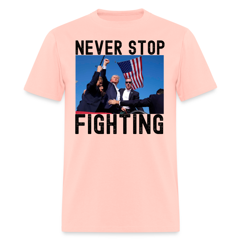 Never Stop Fighting DJT 7/13/24 Unisex Classic T-Shirt - blush pink 