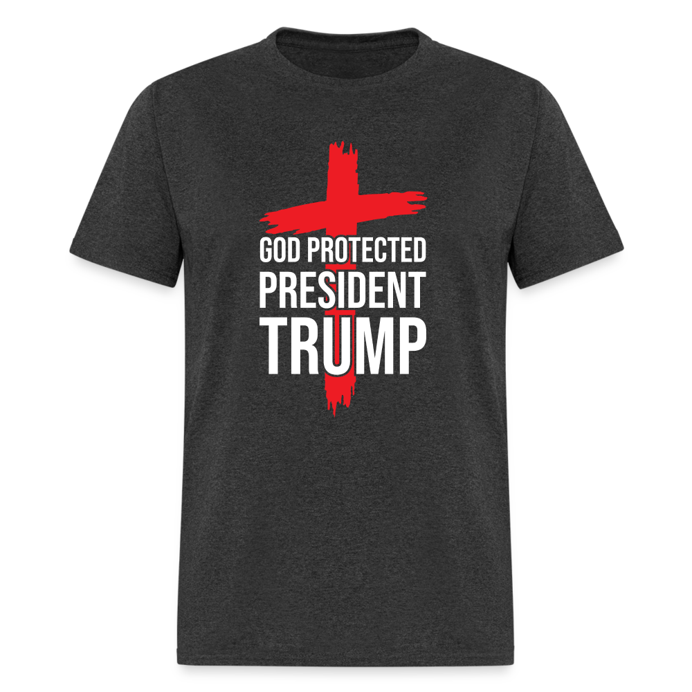 God Protected President Trump Unisex Classic T-Shirt - heather black