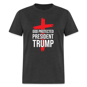 God Protected President Trump Unisex Classic T-Shirt - heather black