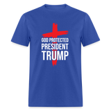 God Protected President Trump Unisex Classic T-Shirt - royal blue